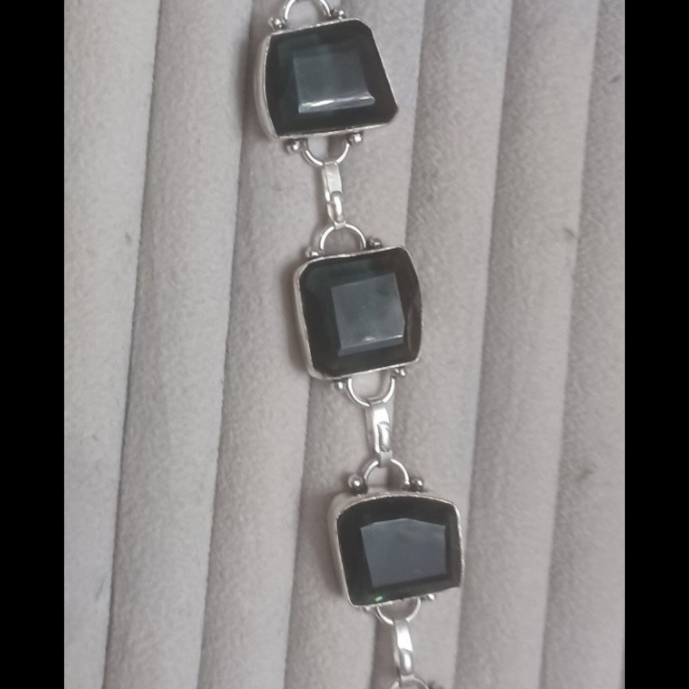 Solid 925 Sterling Silver Bracelet - image 1
